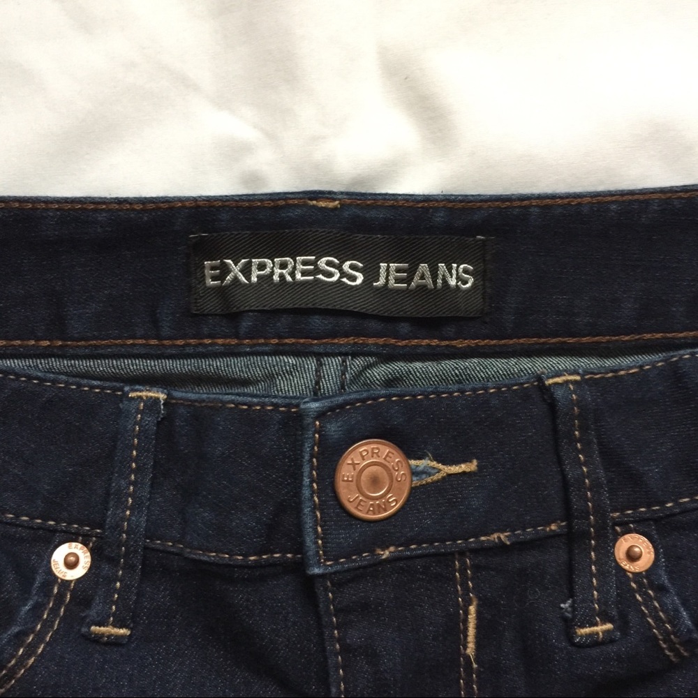 Express - Mid Rise Skinny Jeans - Picture 3 of 3